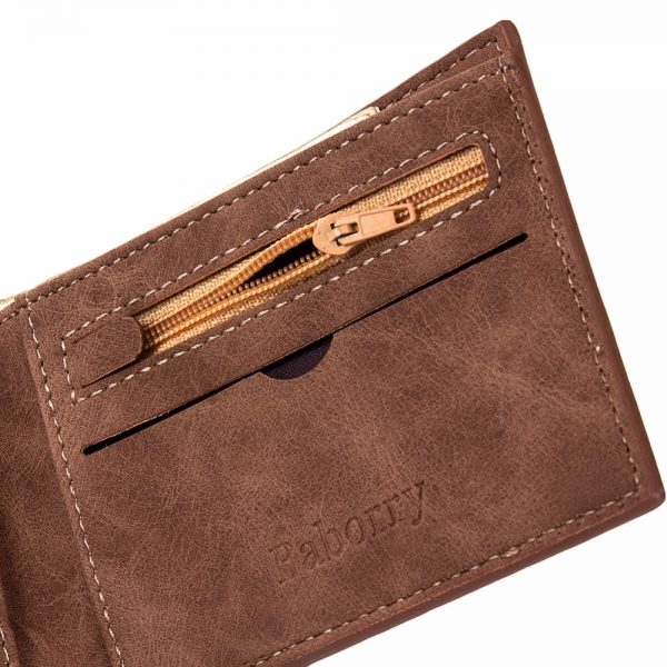 Top Fashion Men Wallets with Coin Bag Zipper Mens Wallet Male Small Money Purses Dollar