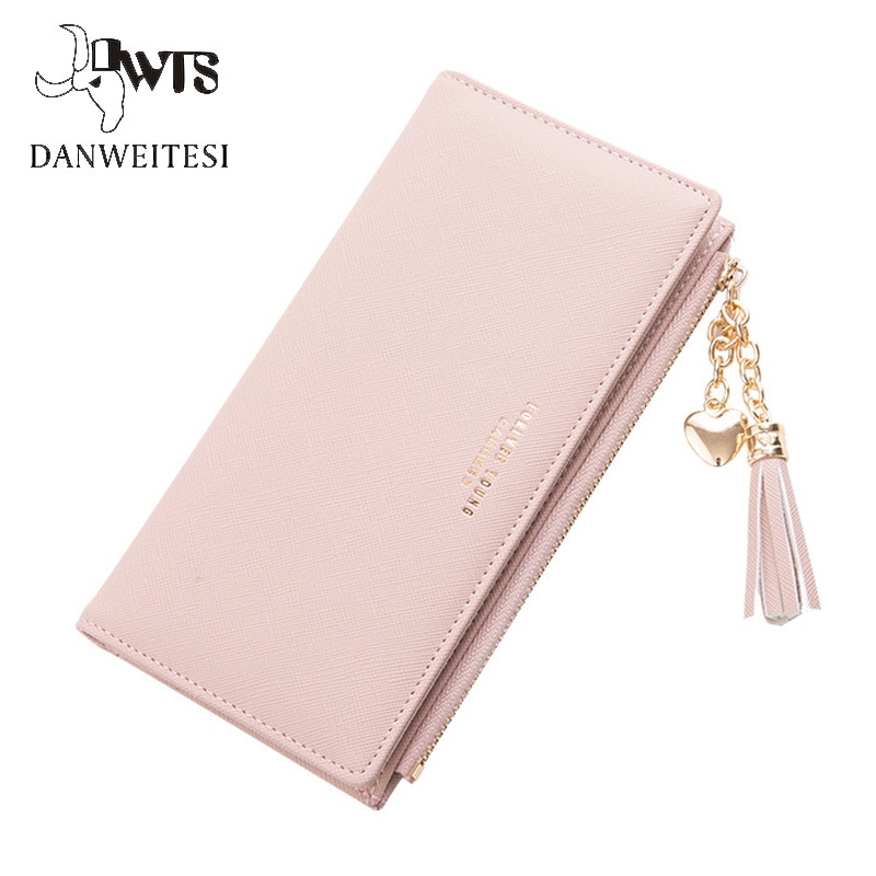 DANWEITESI Women’s Designer Long Zipper Clutch Wallet