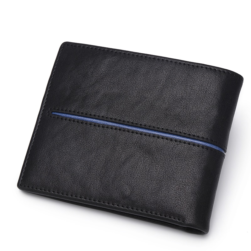 BISON DENIM Genuine Leather Bifold Wallet & Card Holder for Men