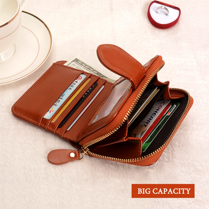 New Pu Leather Coin Purse Female Wallets Women Zipper Coin Purses Children  Storage Card Holder Bags Solid Color Mini Pouch - Coin Purses - AliExpress