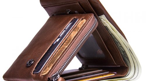 vintage trifold men's wallet