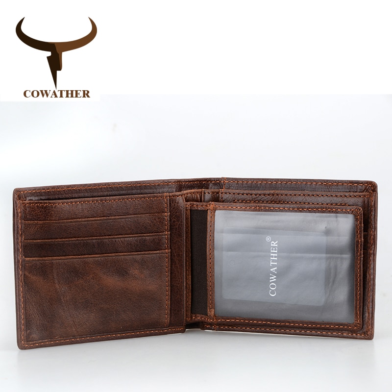 COWATHER 100% Genuine High Quality Fashion Leather Wallet