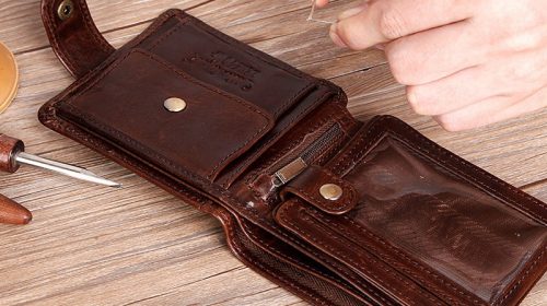 Men's Short Leather Wallet