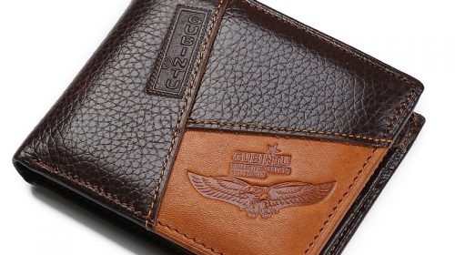 leather men's wallet