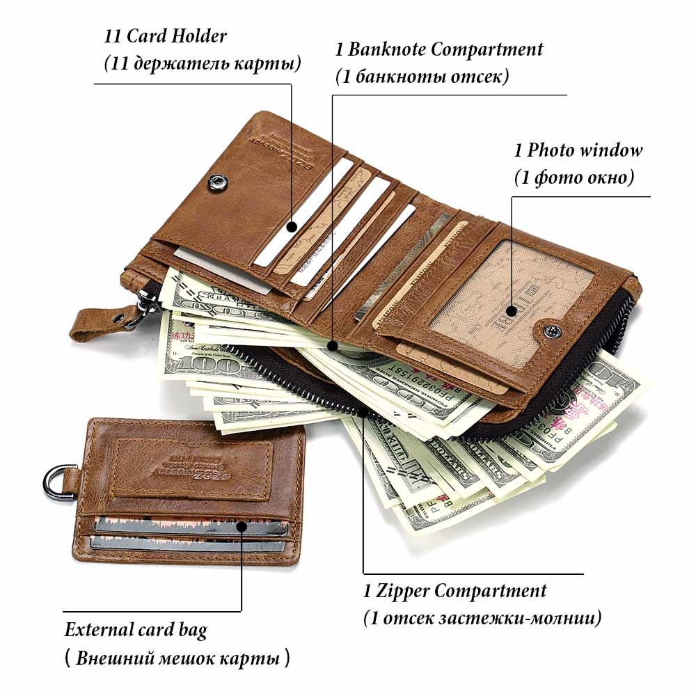 Men Premium Quality Trendy and Chic Genuine Leather Male Purse Wallet -  Leather Skin Shop
