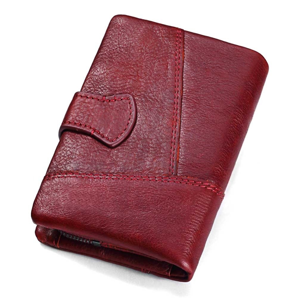Teakwood Genuine Leathers Men Red Solid Zip Around Wallet – Teakwood  Leathers