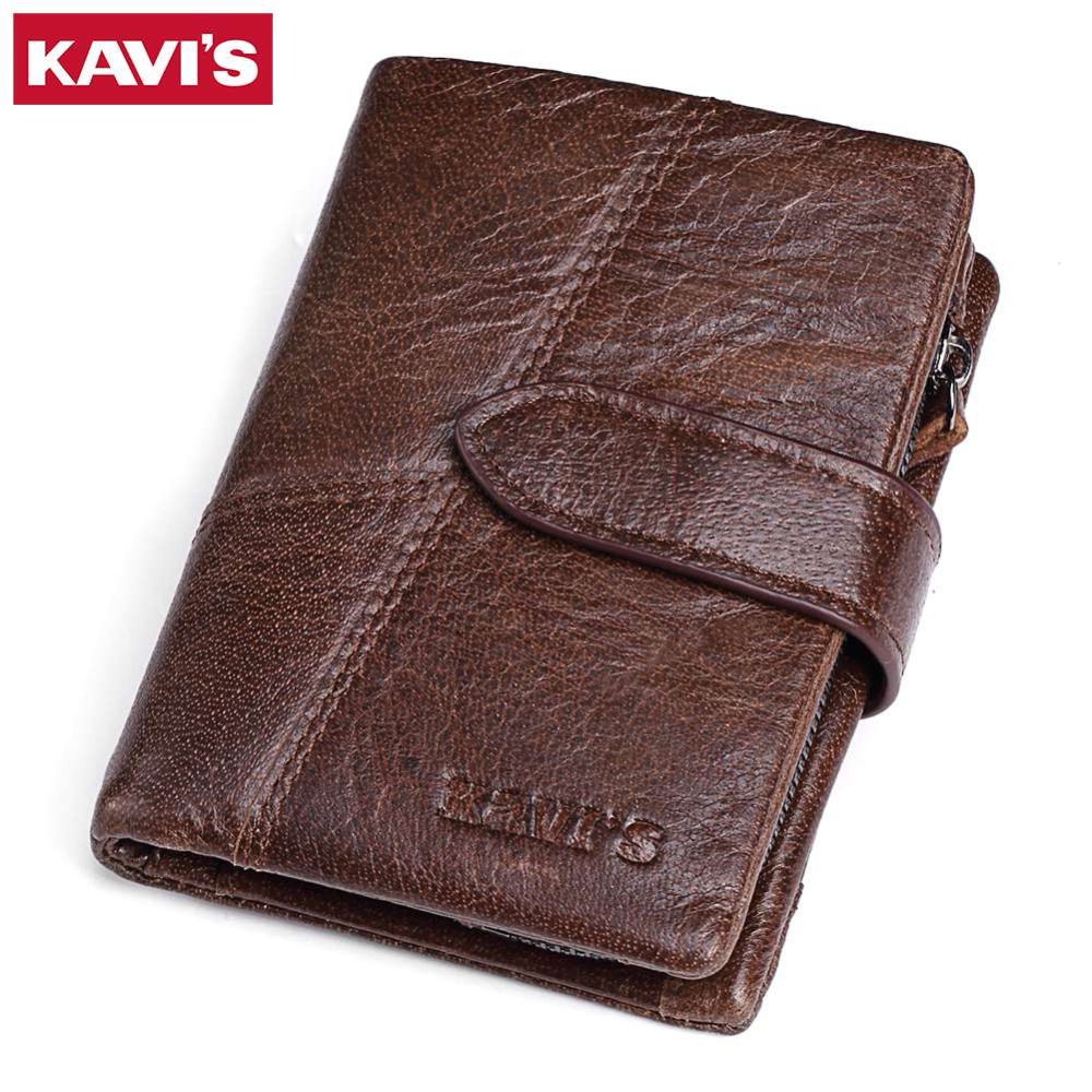 Bifold Luxury Men Wallet Genuine Leather Wallet Designer 