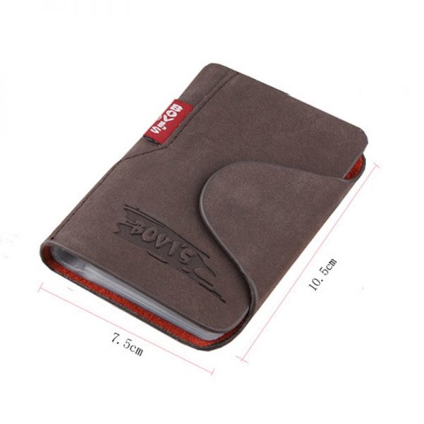 KUDIAN BEAR Genuine Leather Business Cards Holder Credit Card Cover Bags Hasp Card Organizer Bags BIH