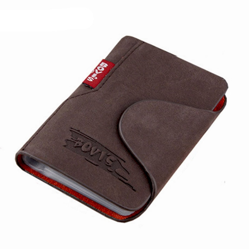 Leather Hasp Bank Card Case  Leather Card Id Holders - Genuine