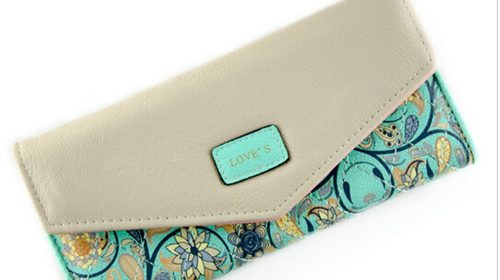 designer long wallet