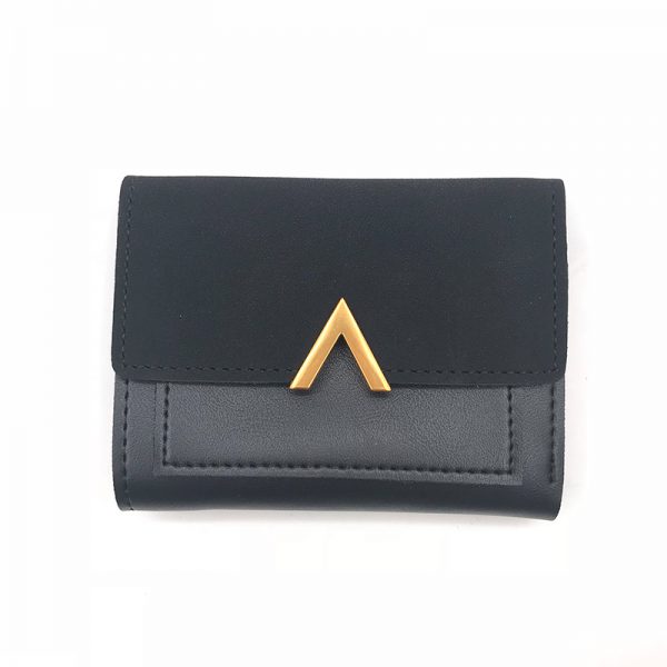 Matte Leather Small Women Wallet Luxury Brand Famous Mini Womens Wallets And Purses Short Female Coin