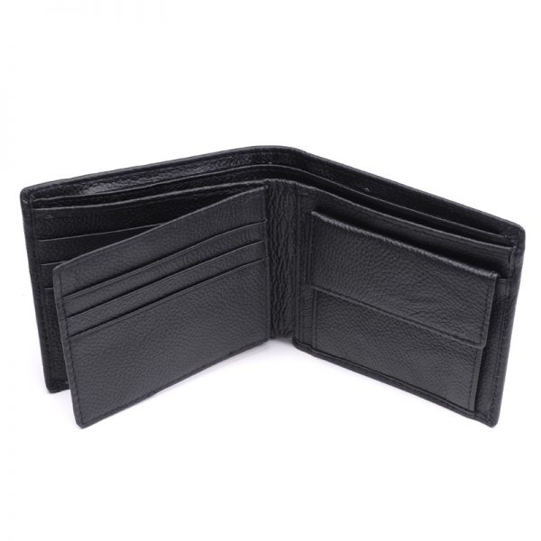 Genuine Leather Wallet Men New Brand Purses for men Black Brown Bifold Wallet RFID Blocking