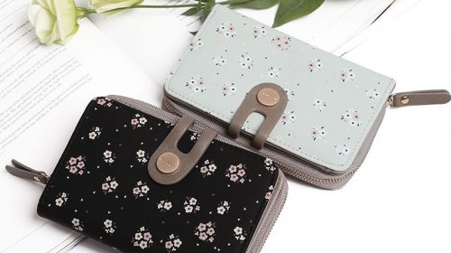 Fashion Women Wallet Female Leather Portable Multifunction Floral Wallets Hot Change Lady Coin Purses Card