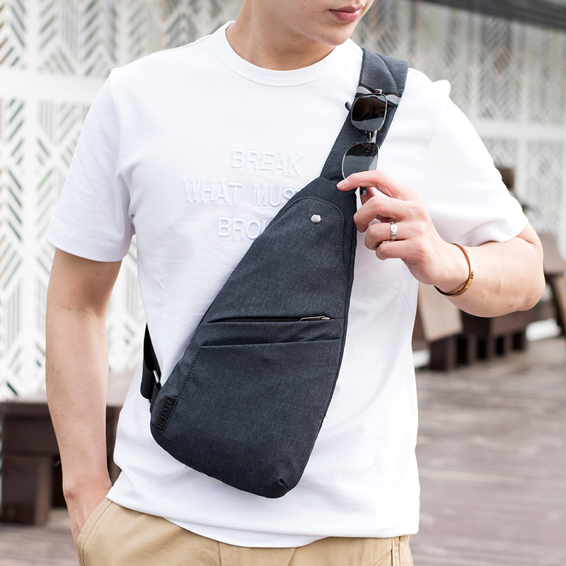 Sling Bag Crossbody Chest Shoulder -Personal Pocket Bag Anti Theft