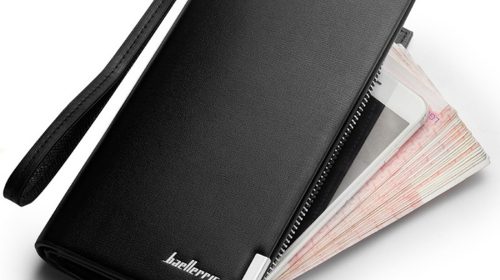 Baellerry Men Wallets Business Long Zipper Large Capacity Quality Male Purse With Card Holder Multi
