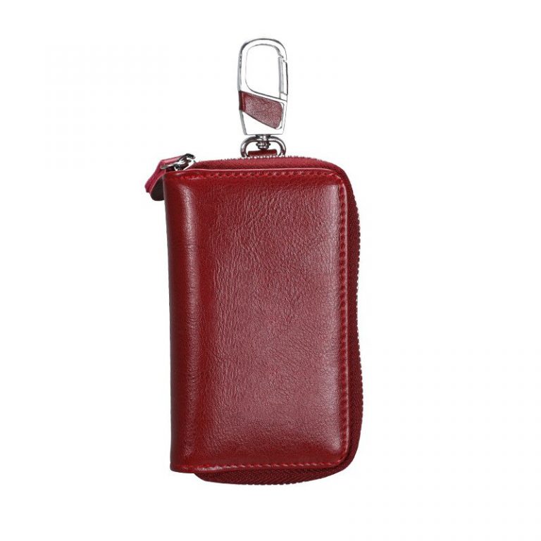 Genuine Multi-functional Leather Unisex Keychain Wallets