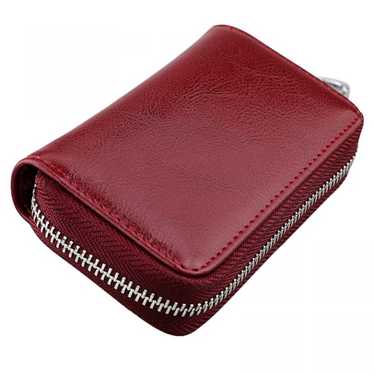 Genuine Multi-functional Leather Unisex Keychain Wallets