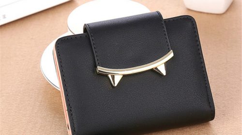 Cute Cat Ears Leather Vintage Tassel Women Wallet Luxury Brand Famous Short Mini Womens Wallets
