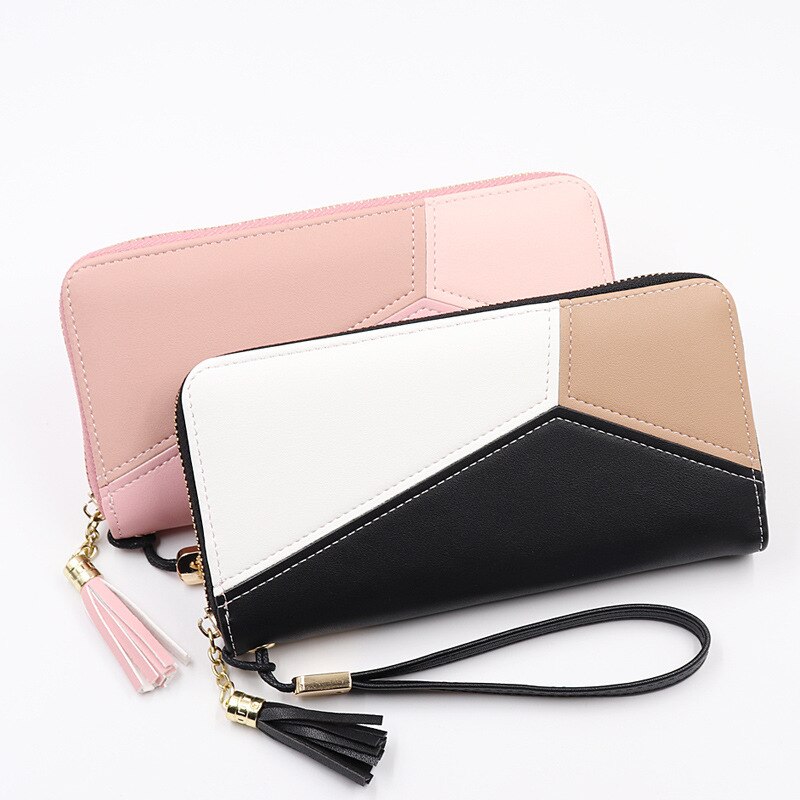 High Quality Luxury Leather Tassel Women's Credit Card Holder Wallet