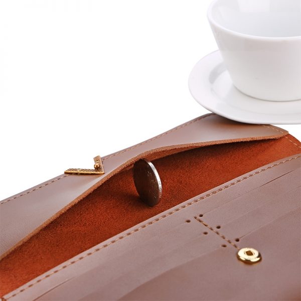 Leather Women Wallets Hasp Lady Moneybags Zipper Coin Purse Woman Envelope Wallet Money Cards ID
