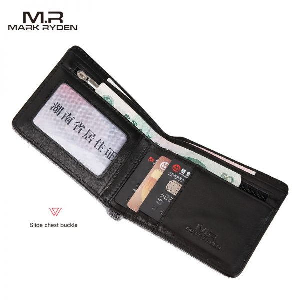 Mark Ryden Men Male Wallet Fashion Casual Style Wallet Card Holders Multi Pockets Purse for