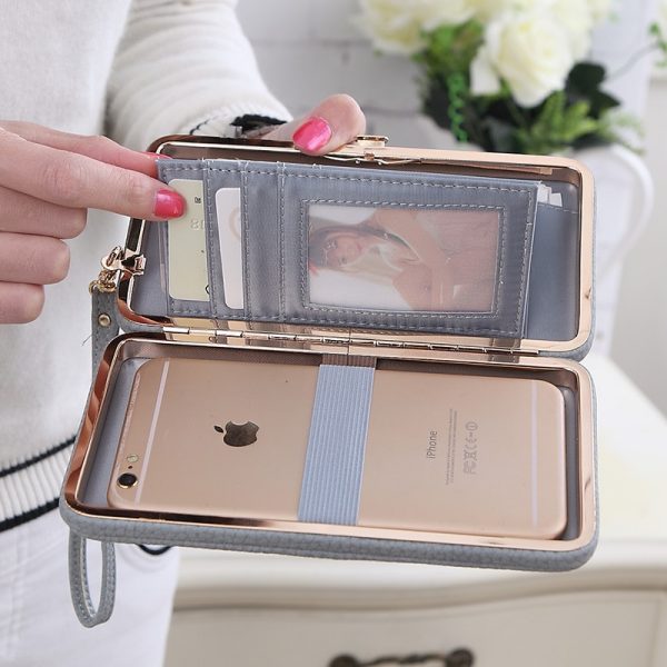 Purse wallet female big capacity brand card holders cellphone pocket gifts for women money bag