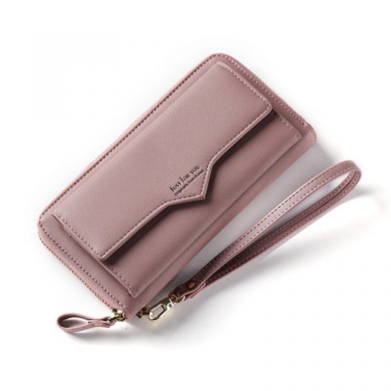 BENVICHED Long Designer PU Leather Women’s Clutch Wallet with Phone Cover