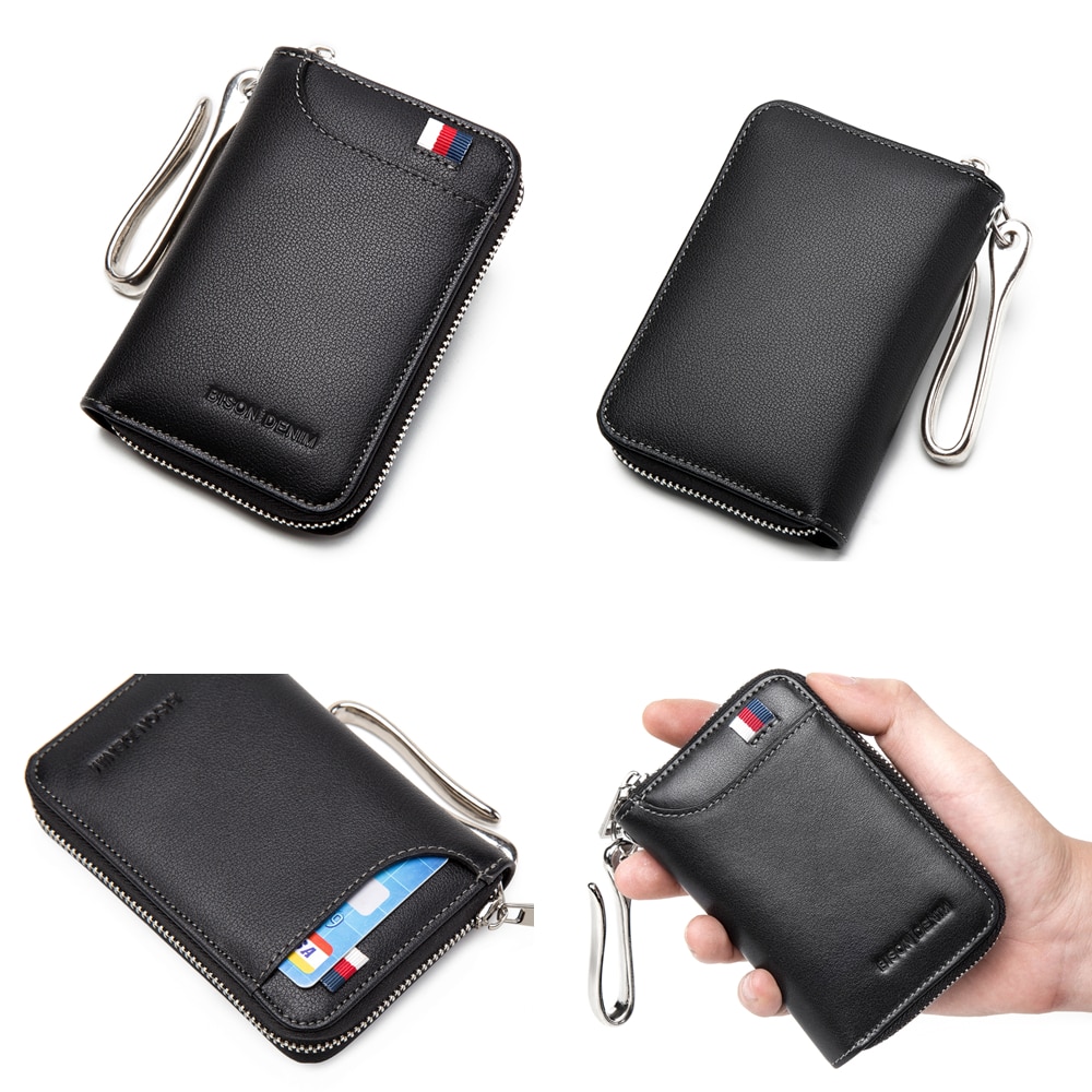 Bison Denim’s Genuine Leather Keychain Zipper Wallets | Willie's Wallets
