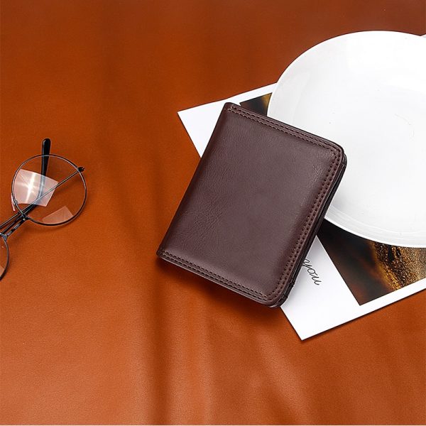 Business Men s Short Wallet Bifold Slim Card Holders for Men Casual Portable Coin Purse New