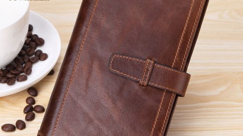 COWATHER  cow genuine leather wallet men high quality men wallets new design male purse