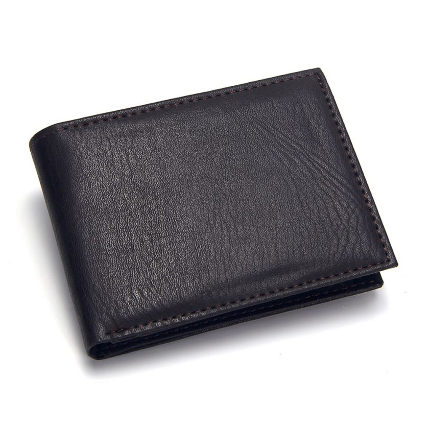Brand Wallet Men Genuine Leather Bifold Long Wallets Ultra Slim