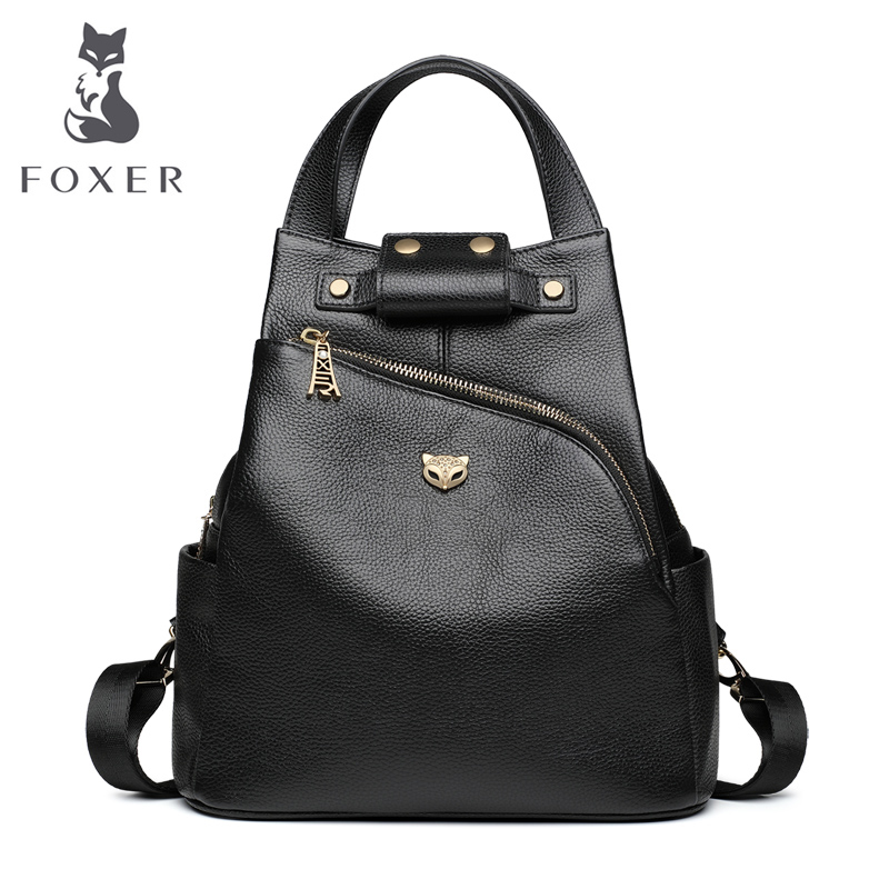 Women Bag Genuine Leather Foxer, Foxer Handbag Leather Women