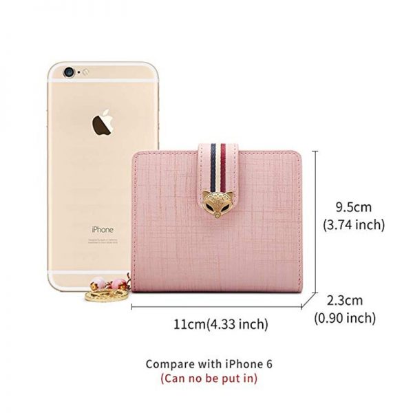 FOXER Brand Women Cow Leather Wallets Famous Designer Coin Purse Girl Fashion High Quality Short Wallet