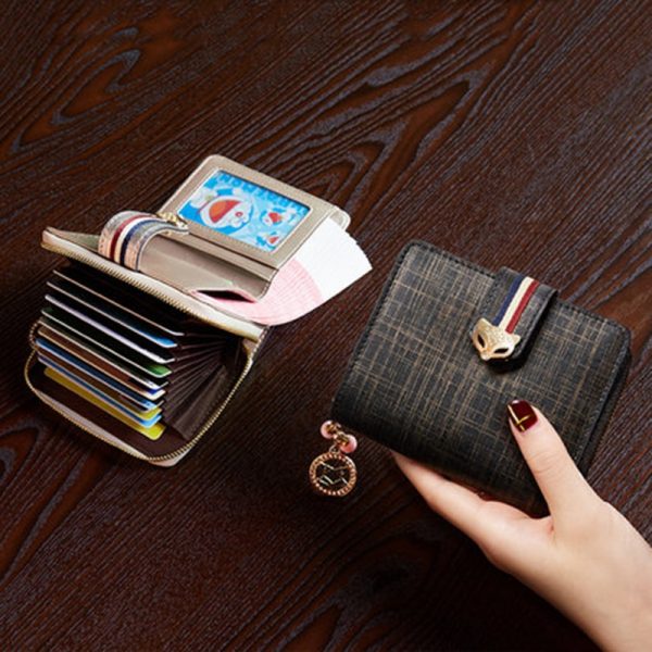 FOXER Brand Women Luxury Short Wallet Leather Simple Women s Purses Fashion Ladies High Quality Wallets