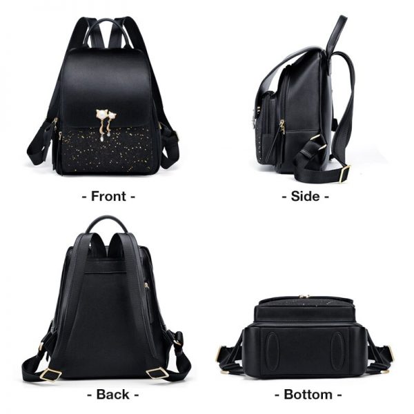 FOXER Brand Women Patchwork Zipper Large Capacity Backpack New Design Female College Bags Teenage Girls School