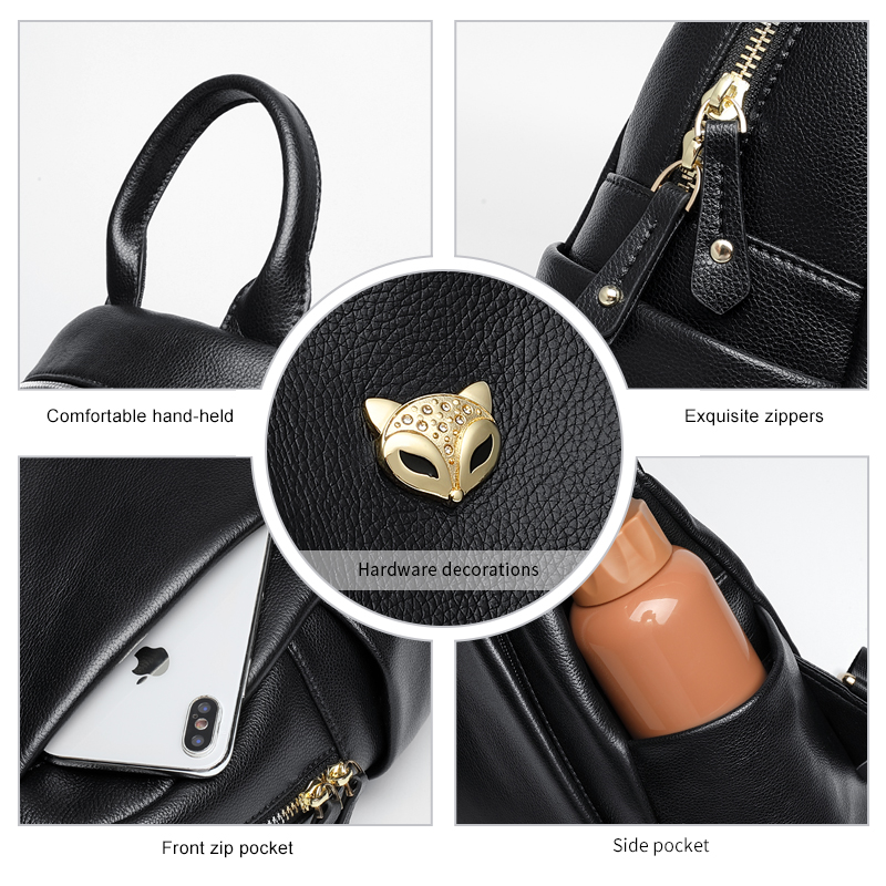 Foxer Women's Genuine Leather Handbag