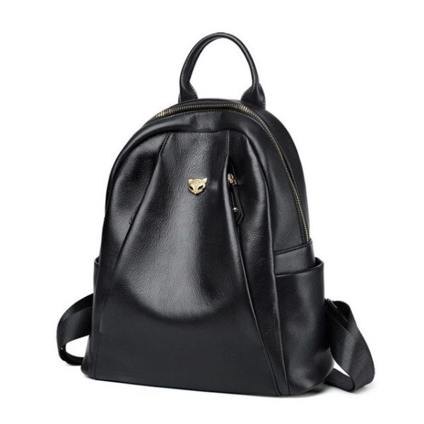 Foxer Cow Leather Women’s Commuter Style Soft Preppy Backpacks