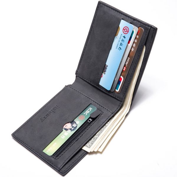 Fashion Men Wallets Small Money Purse Coin Bag Zipper Short Male Wallet Card Holder Slim Purse