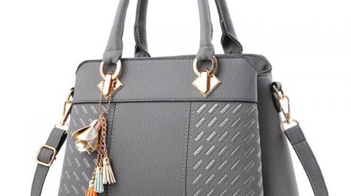 Fashion Women Handbags Tassel PU Leather Totes Bag Top handle Embroidery Crossbody Bag Shoulder Bag Lady