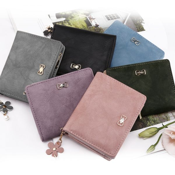 Fashion Women s Floral Leather Wallet Change Wallets Credit Card Holders Lady Purse Female Small Coin