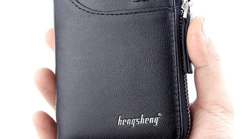 Short Zipper Wallets for Men