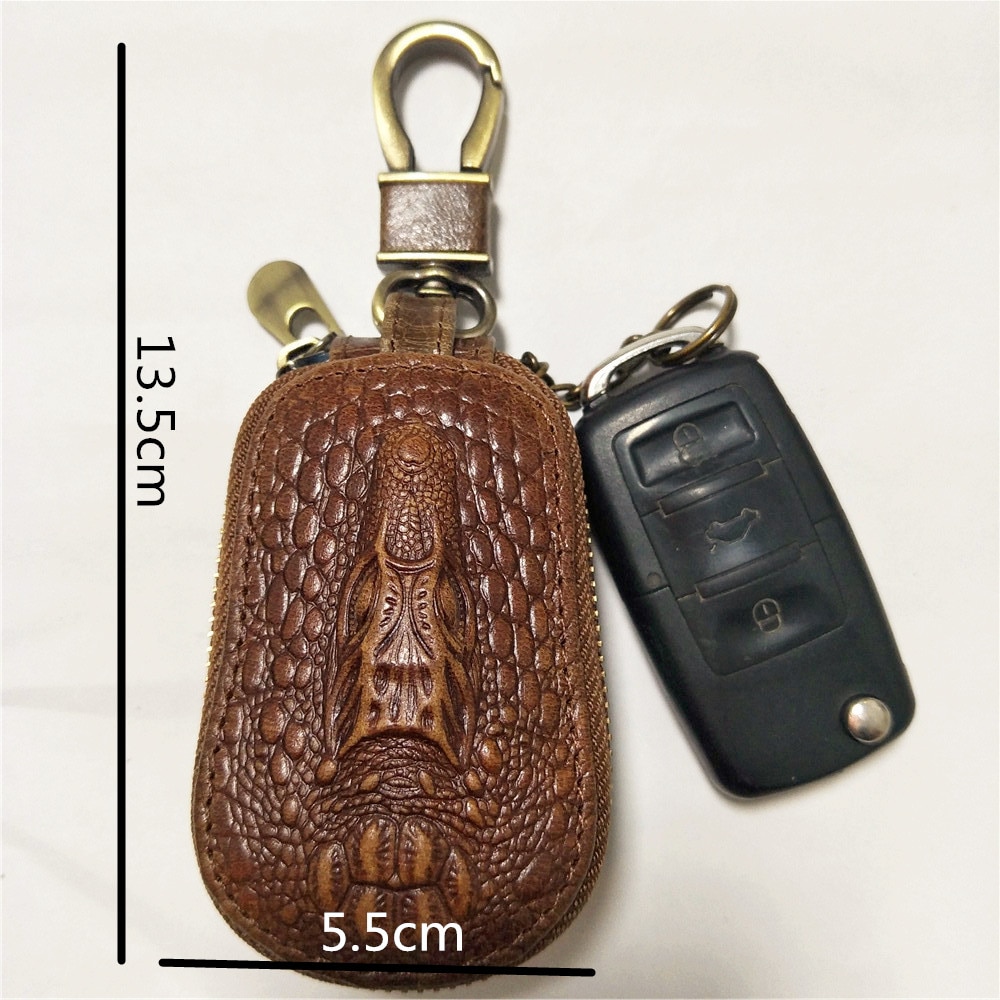 Genuine Leather Retro Multi-functional Crocodile Designer Keychain Wallets | Willie&#39;s Wallets
