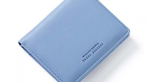 Forever Young Women Short Wallet Leather Coin Purse Card Holder Female Perse for Money and Zipper