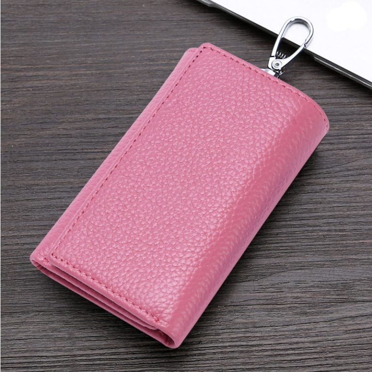 Gubintu’s Multifunctional Genuine Leather Trifold Keychain Wallets