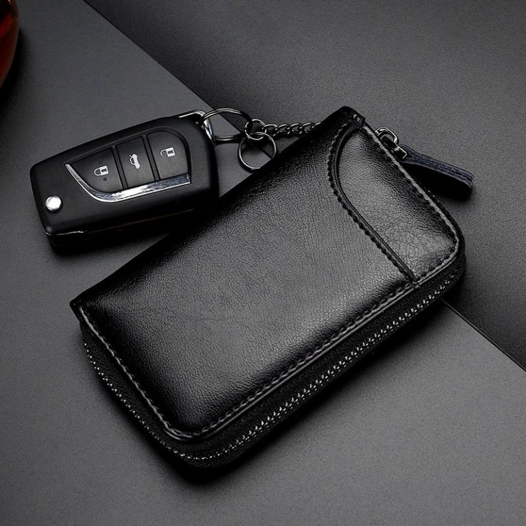 CICICUFF’s Genuine Leather Unisex Multi-functional Keychain Wallets ...