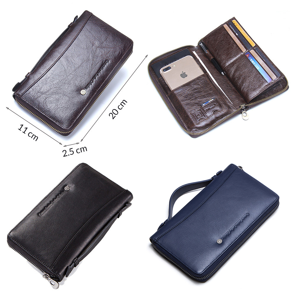 Logan Leather RFID Flap Clutch Wallet - SL7833200 - Fossil
