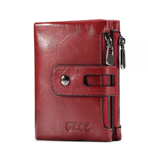 Genuine Leather Women Wallet By Quality Cowhide Women Casual Wallet Men s Leather Vertical Wallet Fashion