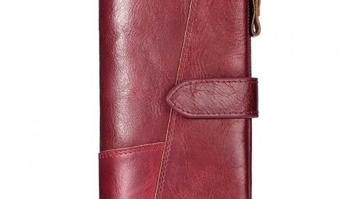 Hengsheng  genuine leather women long wallet for fashion lady short wallet of cow leather men