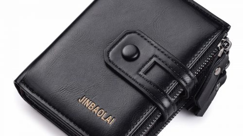 Double Zipper Men’s Wallets