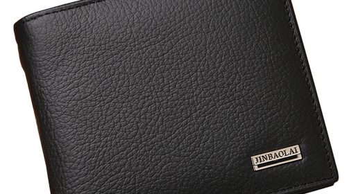 JINBAOLAI Short Genuine Leather Men Wallets Fashion Coin Pocket Card Holder Men Purse Simple Brand High